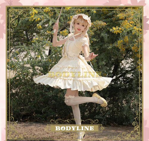 bodyline夏日茶会买一送一Lolita裙拥有两条不同颜色的夏日茶会