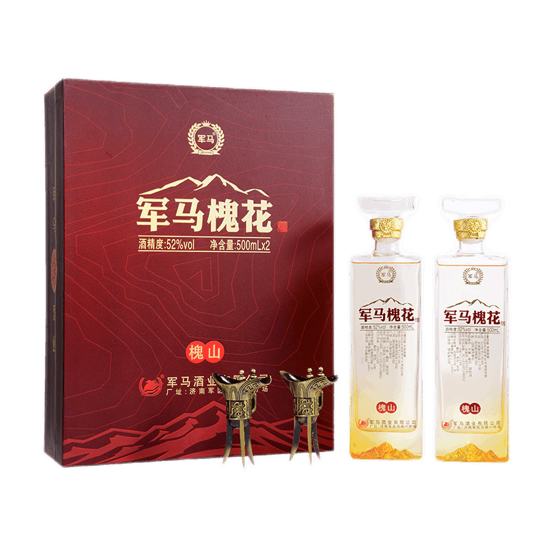 军马礼盒装500ml2瓶山东东营