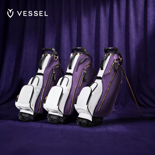 VESSEL高尔夫支架包PLAYER皮革防水轻便男女士球包大容量套杆球包
