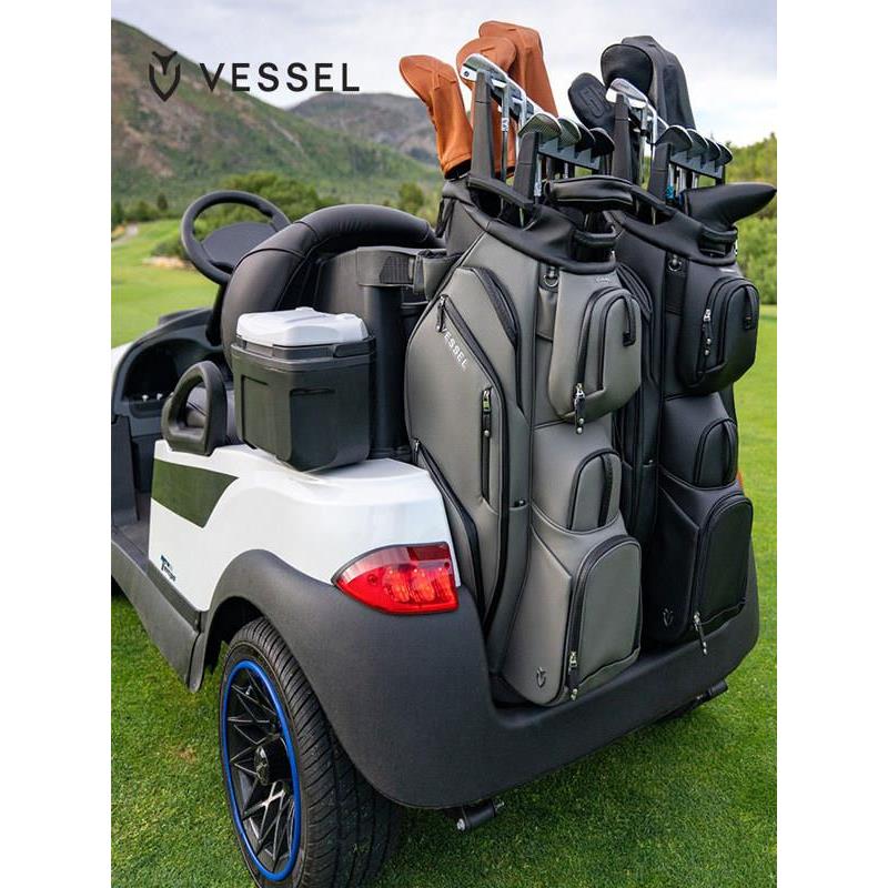 VESSEL高尔夫球包皮革防水LUXPRO球车袋大容量男士球包9.5寸7格