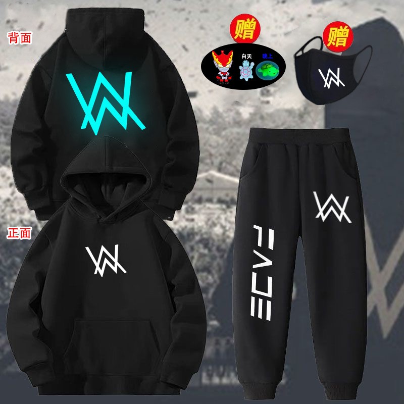 嘉豪同款战衣纯棉卫衣套装秋冬款