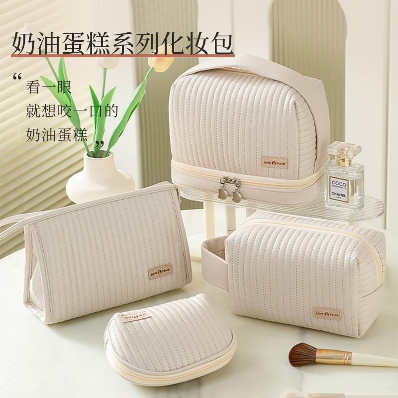 023新款半圆蛋糕化妆包 化妆品收纳包 旅行化妆包迷你手拿化妆包2