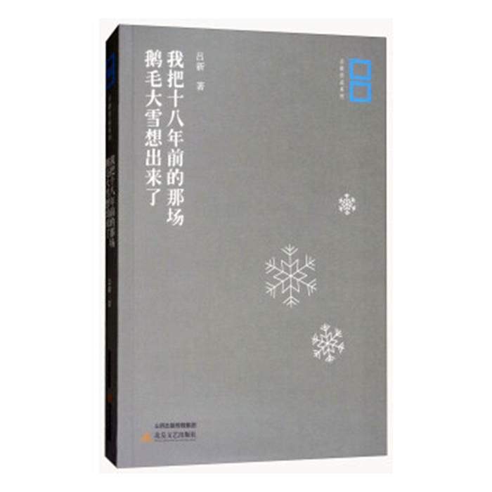 【正版】我把十八年前的那场鹅毛大雪想出来了吕新