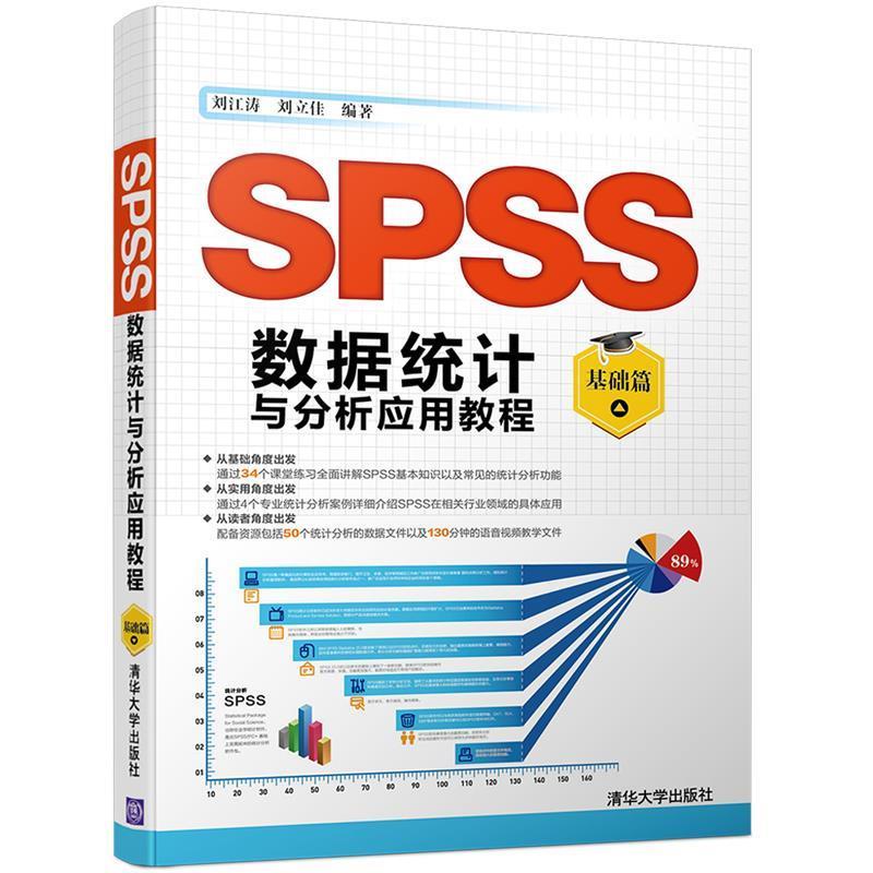 [满45元包邮]基础篇-SPSS数据统计与分析应用教程 9787302450924
