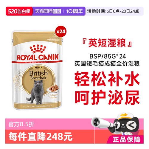 皇家英国短毛猫成猫全价湿粮