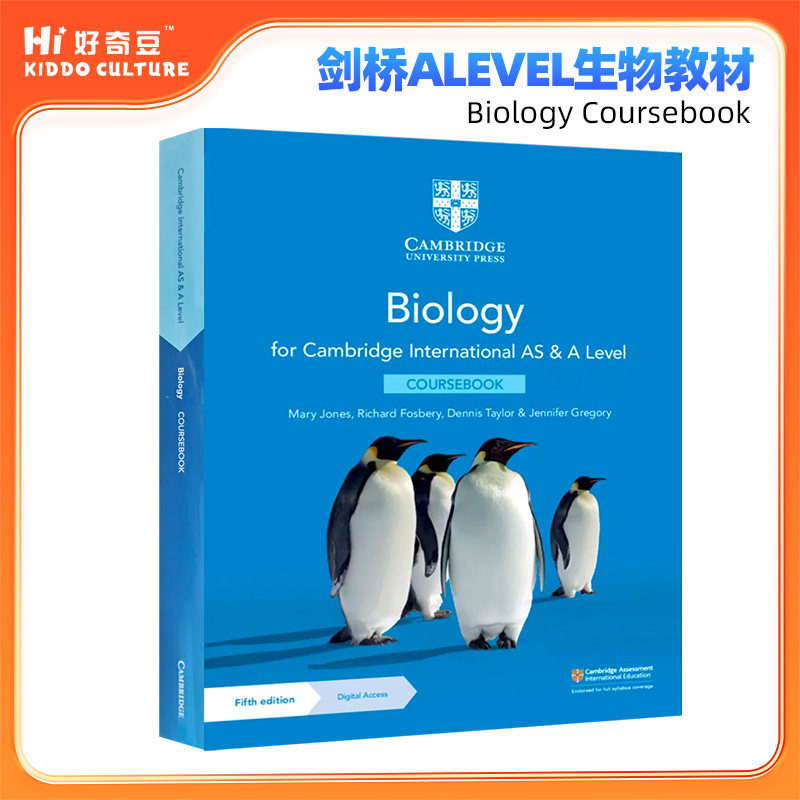 2022考纲版 剑桥国际 A Level 生物学教材 含在线资源Cambridge International AS & A Level Biology Coursebook 9781108859028