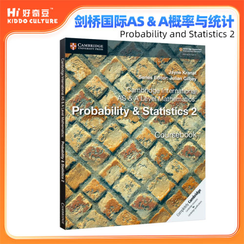 剑桥国际AS & A概率与统计 2 教材Cambridge International AS & A Probability and Statistics 2 Coursebook 9781108407342