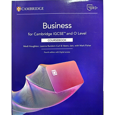 剑桥IGCSE和O级商业课程(2027考纲)Cambridge IGCSE and O Level Business Coursebook/Workbook with Digital Access