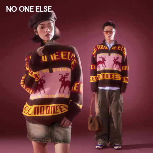 麋鹿针织衫nooneelse