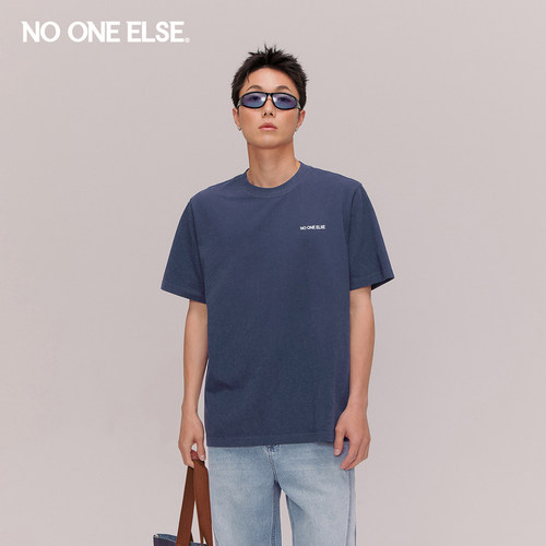 NOONEELSE字母印花T恤