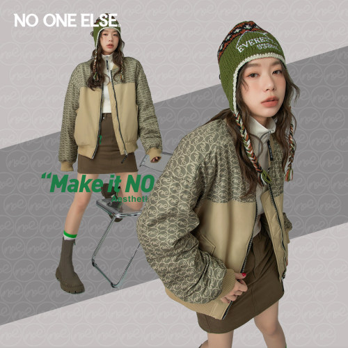 复古棉服nooneelse设计感