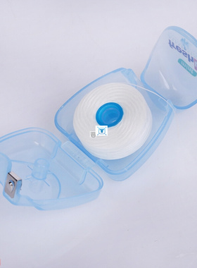 Portable 50M Micro Wax Dental Floss Interdental Brush Teeth
