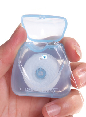 Portable 50M Micro Wax Dental Floss Interdental Brush Teeth