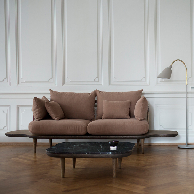 丹麦Tradition Fly沙发北欧实木橡木简约小户型客厅布艺东莞定制