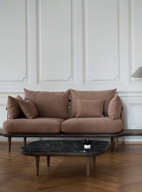 丹麦Tradition Fly沙发北欧实木橡木简约小户型客厅布艺东莞定制