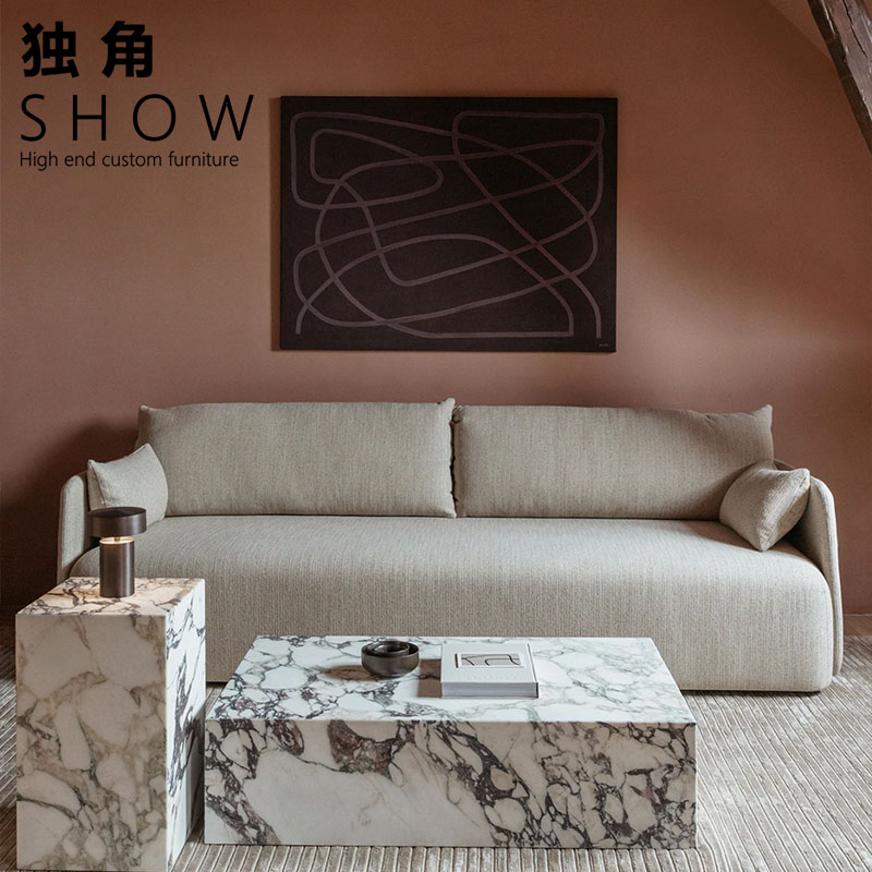 MENU丹麦侘寂风直排沙发