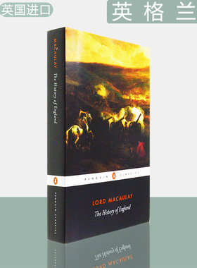 【现货】The History of England 英格兰史 Thomas Babington Macaulay 托马斯·巴宾顿·麦考莱 英国史 休谟英国史姊妹篇