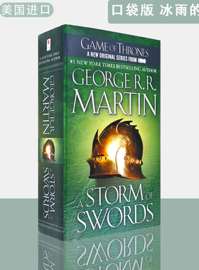 【现货】英文原版 口袋版 冰与火之歌 第三卷冰雨的风暴 A Storm of Swords A Song of Ice and FireGeorge R.R. Martin