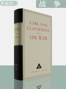 【现货】On War 战争论 Carl von Clausewitz 卡尔·冯·克劳塞维茨 Everyman's Library CLASSICS 人人图书馆经典系列 正版进口