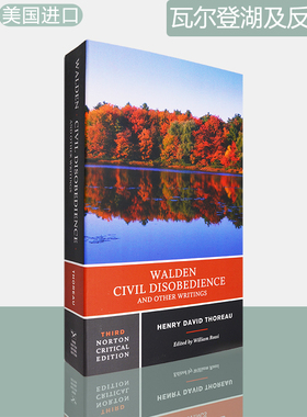 【现货】Walden, Civil Disobedience, and Other Writings 诺顿评论版 Henry David Thoreau 亨利·戴维·梭罗 正版进口图书