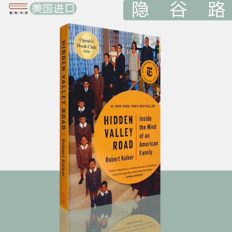 【现货】Hidden Valley Road: Inside the Mind of an American Family 隐谷之路 Robert Kolker 一个精神分裂症家族的绝望与希望