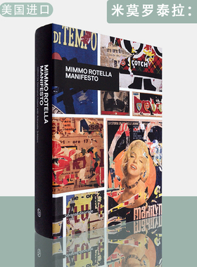 【现货】包邮英文原版平装版米莫·罗泰拉：宣言Mimmo Rotella: Manifesto