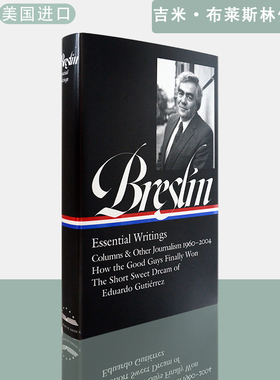【现货】英文原版 美国文库系列 吉米·布莱斯林作品集 Jimmy Breslin: Essential Writings Library of America