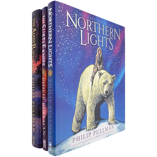 【现货】黑暗物质三部曲 全彩插图精装大开本 His Dark Materials 菲利普·普尔曼 Philip Pullman 共三册 推荐9-16岁