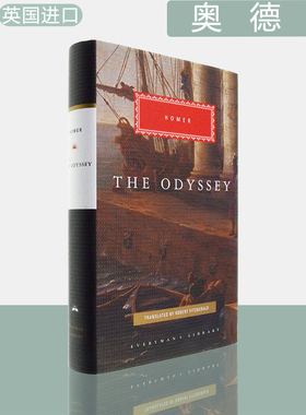 【现货】The Odyssey 奥德赛 Homer 荷马史诗 经典名著 Everyman's Library CLASSICS 英版进口 精装版 人人图书馆经典系列 正版
