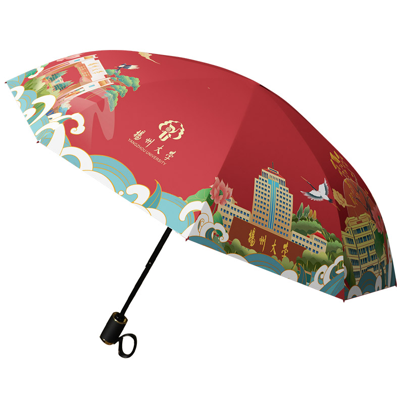 扬州大学校庆雨伞周边纪念品