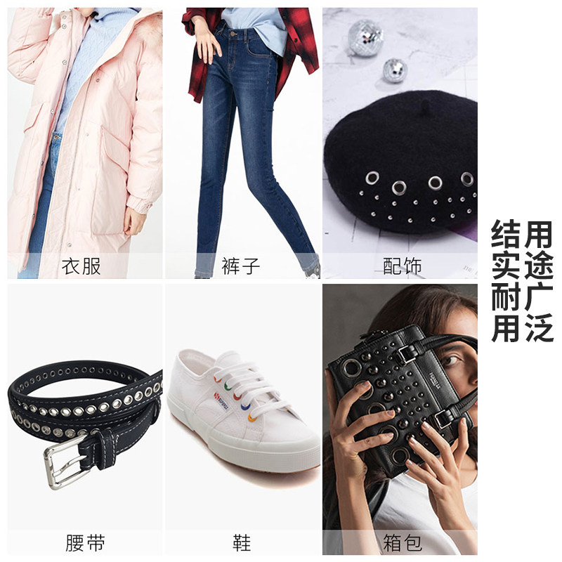 핑크 인터넷 연예인의 같은 스타일 핸드 프레스 기계 T3T5T8 금속 4-IN-1 버튼 에어 아이 버튼 다기능 솔기없는 스냅 버튼 프레스 기계