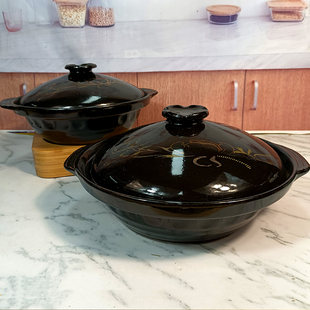 康顺金刚超耐热干烧防爆健康纯瓷砂锅汤煲黄焖鸡米饭鸡公煲专用锅