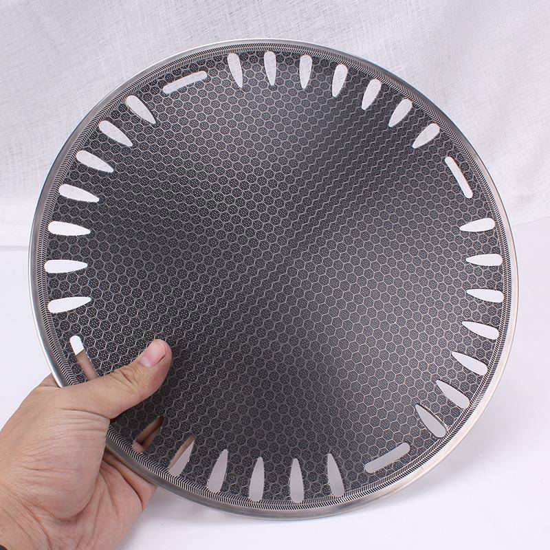 295.330格新品烤盘式烤肉韩炉295mm330mm规不锈多钢烤盘不粘烤盘