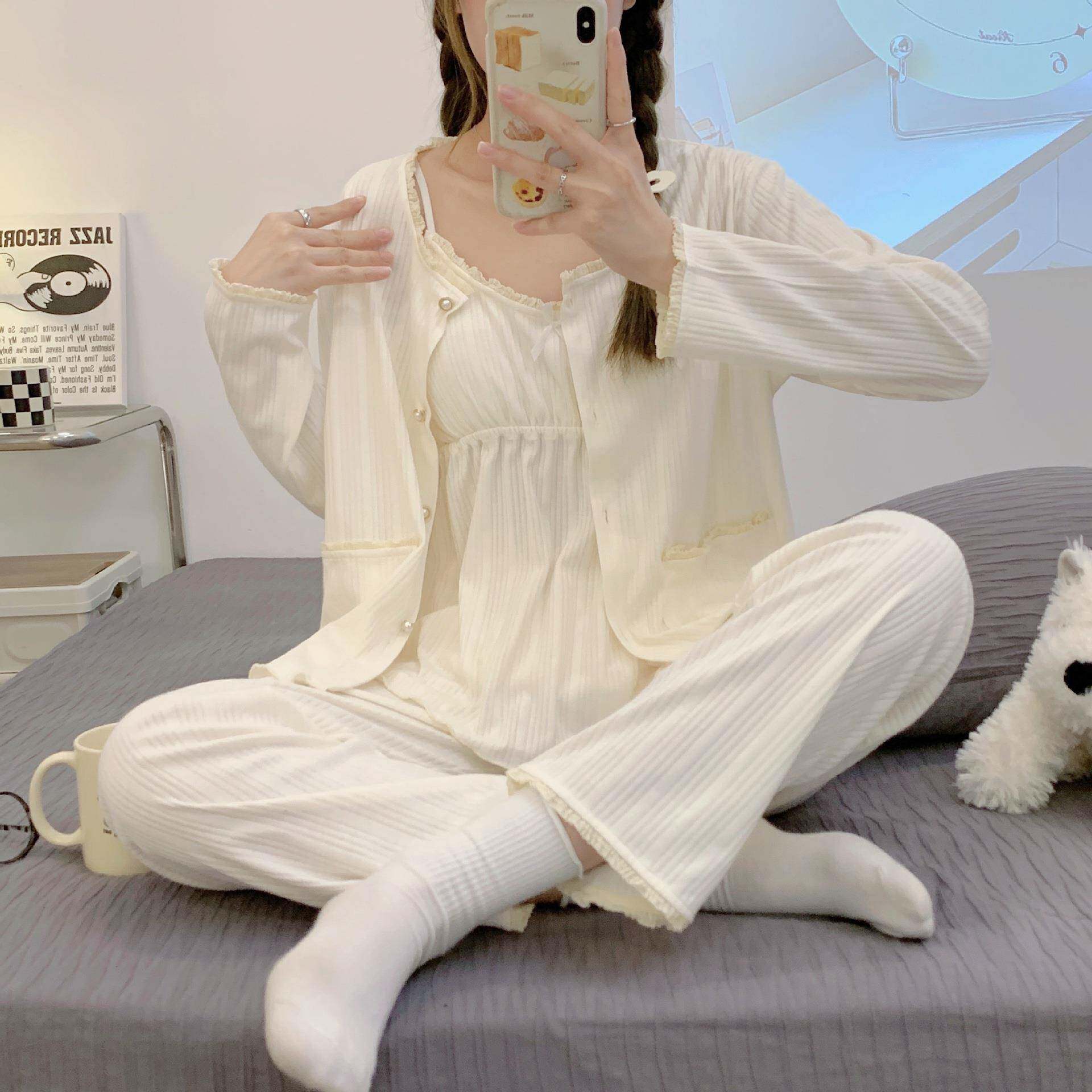 203新性款春季女生睡吊带衣三睡袍/浴袍