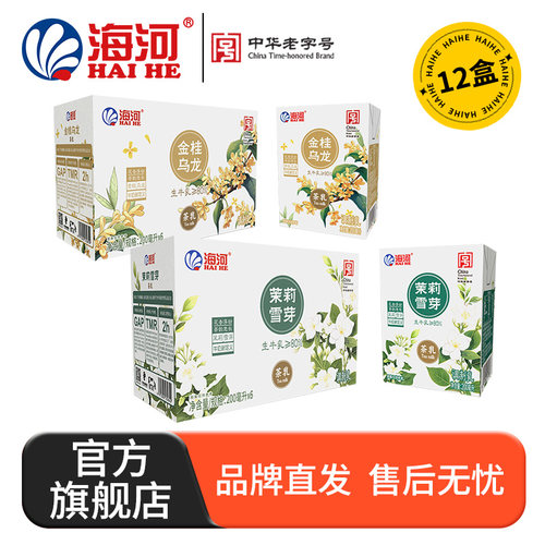 海河茉莉雪芽茶乳风味牛奶