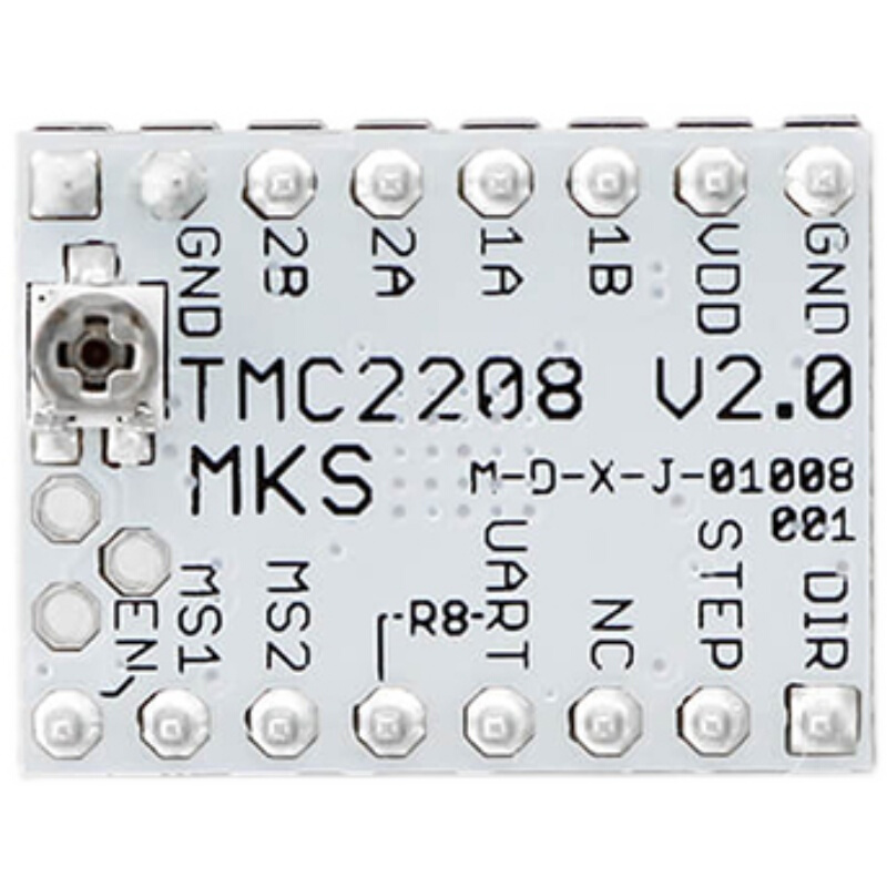 流。3D印表机电细分配件TMC2208V2.0步进马达峰值驱动器超静音256