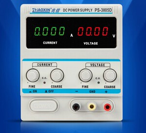 。兆信PS-3005D 0示-30V,显0-5A可调 四位直流稳压电源电流 电压