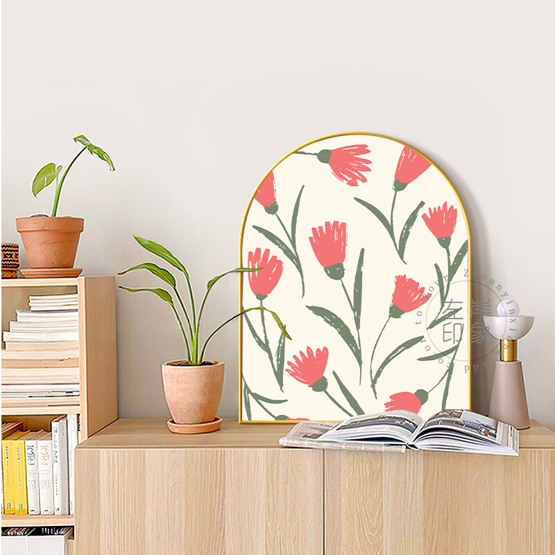 简约北欧植物花卉插画装饰画