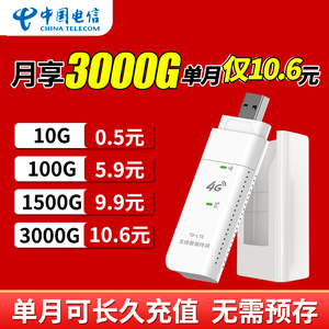 2023中国电信随身无线移动wifi无线网络wifi无限速全国通用流量上网便携式热点无线网卡免插宽带学生家用宿舍