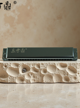 东方鼎24孔复音口琴学生C调成人练习初学者口琴演奏