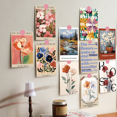 新款北欧风卡片明信片墙面装饰