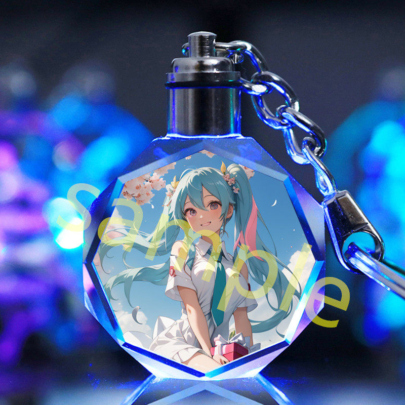 初音未来周边钥匙扣包包书包小挂件手办海报cos定制同学朋友礼物