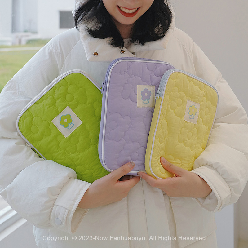 梵花不语布艺iPad收纳包保护套