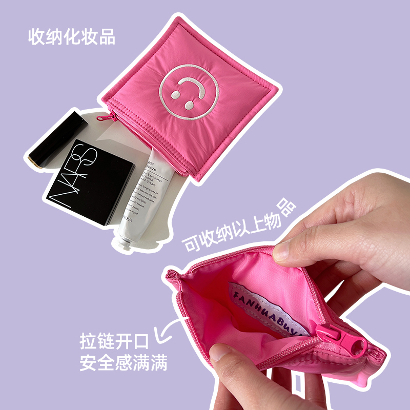 梵花不语便携手拿包简约收纳包