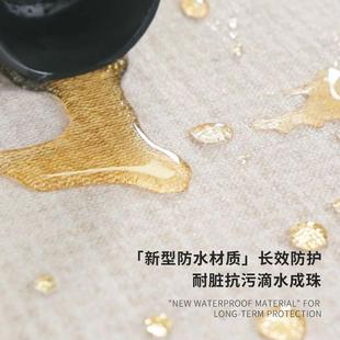理易打卧室整素色圈绒家用茶几沙发防水地铺 剑仿麻地毯客厅耐脏