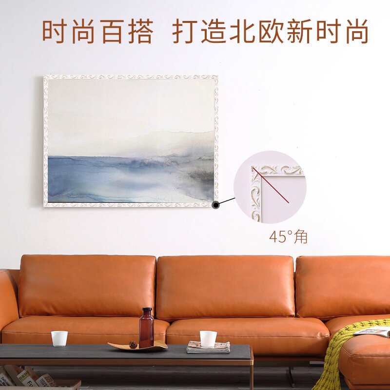 免胶水pvc背景墙装饰条镜子边框y包边石膏线条悬吊式天花板线美缝
