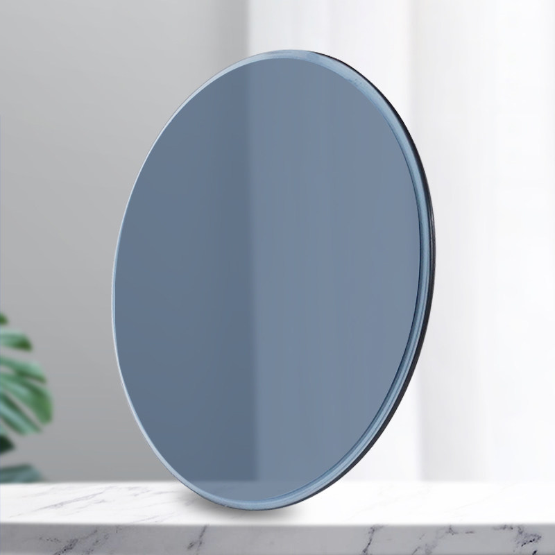 钢化玻璃定做茶几餐桌定制台面家用酒店饭店大圆桌茶色蓝灰色圆形