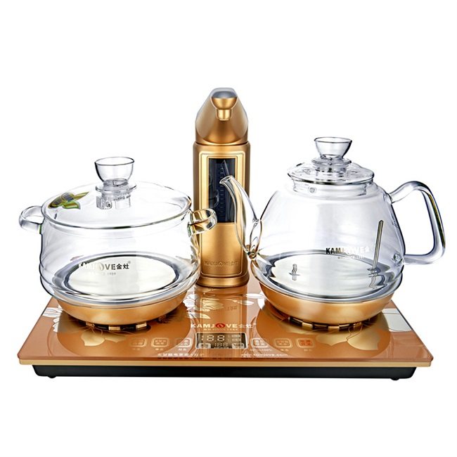 kamjove/金灶g8全智能玻璃电茶炉自动上水抽水电热水壶水晶茶具