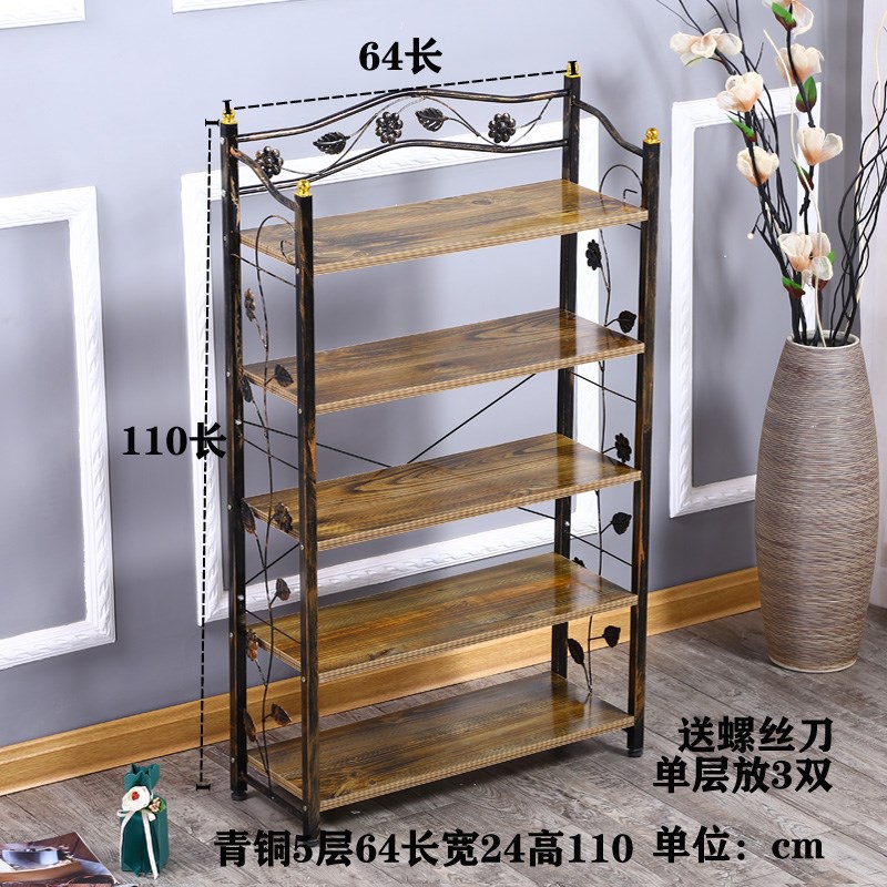 现货北欧小鞋架子家用放室内好看多层简易窄门口实木质简约经济型