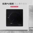 86型灯光1000w 旋钮be黑色可控硅手动调光器开关面板调光开关式